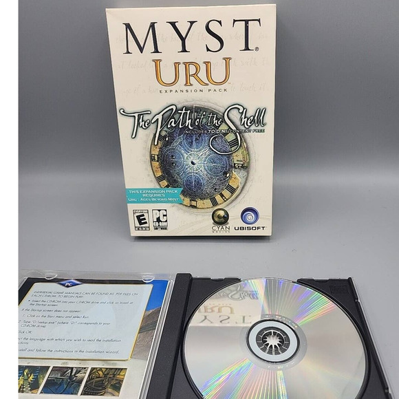Myst Uru The Path of the Shell Expansion Pack PC Video Game with Box Classic - Picture 8 of 8